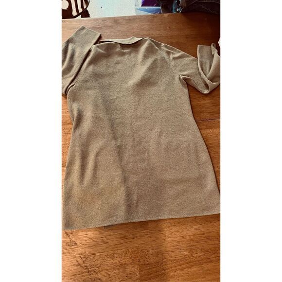 Due Per Due Beige Womens Knit Blazer Jacket Size M - Picture 7 of 8